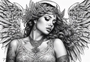 the falling angel tattoo idea