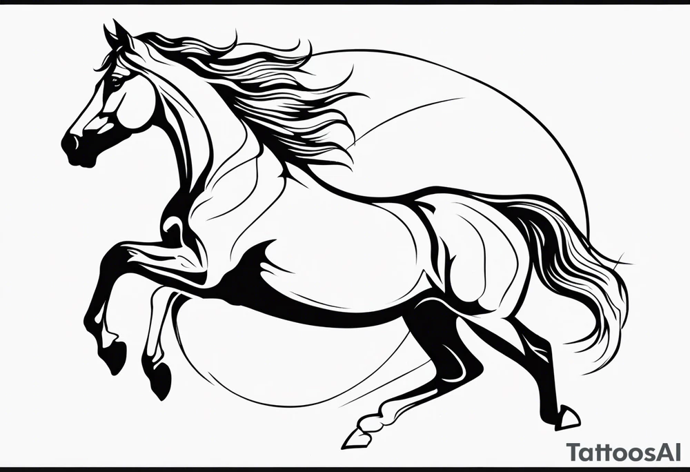 horse tattoo idea