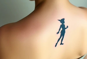 Peter Pan and his shadow tattoo idea