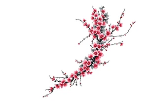 Cherry blossom tattoo idea