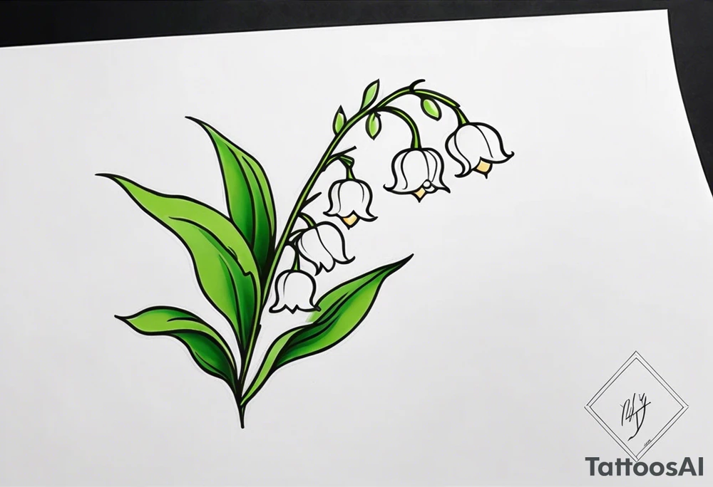 Lily of the valley tattoo idea