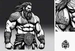 barbarian tattoo idea