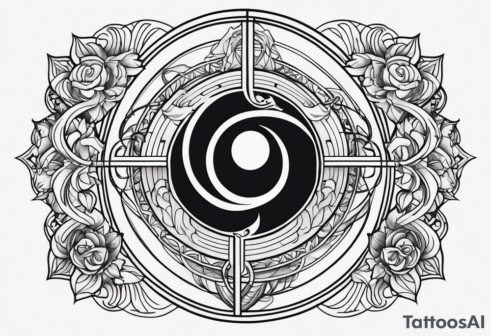Yin yang Scorpio leo tattoo idea