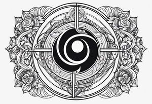 Yin yang Scorpio leo tattoo idea