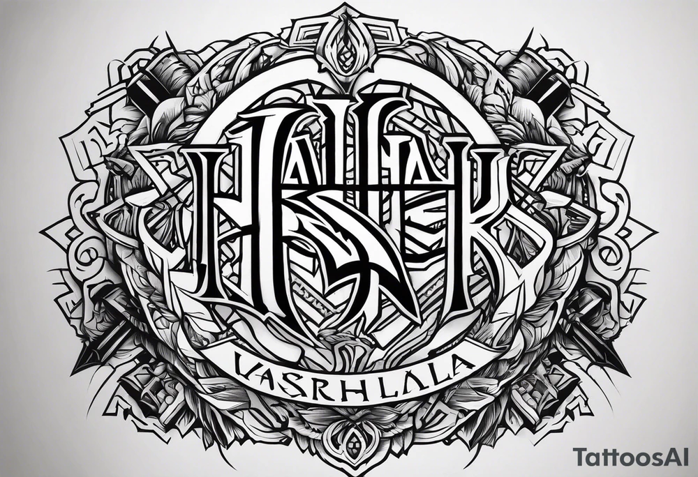 valhalla berserker tattoo idea