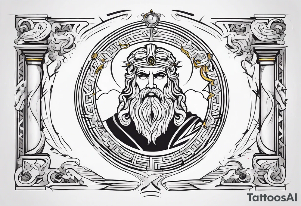 mitologia grecka zeus i pioruny tattoo idea