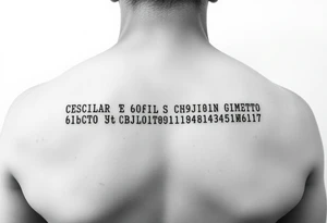 Morse code

Cecilio
Teofila
Eva
Joel
Gigi
Cris Jay
Jonel tattoo idea
