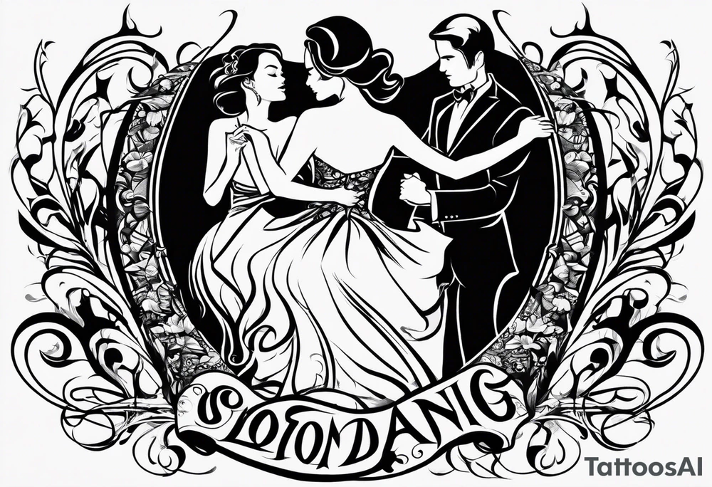 Script that says “slow dancing in a burning room” tattoo idea Script that says “slow dancing in a burning room” tattoo idea