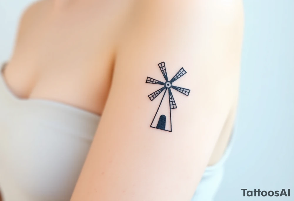 Windmill tattoo idea