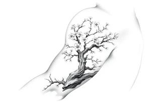 Justin  and cherry blossom tree tattoo idea