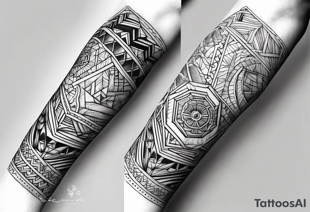 Forearm sleeve tattoo idea