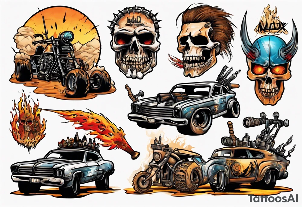 mad max fury road tattoo idea