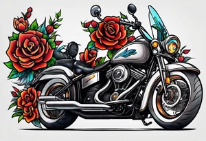 Neo traditional tattoo idea