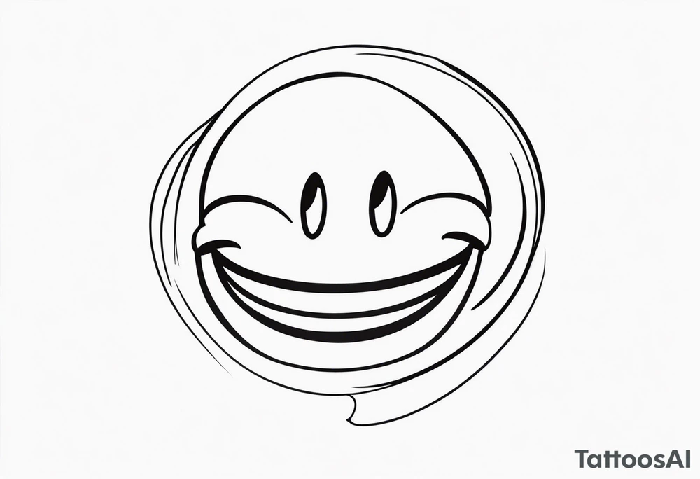 smile tattoo idea