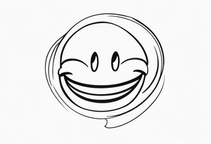 smile tattoo idea