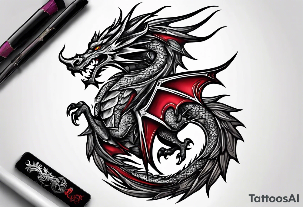 welsh dragon tattoo idea