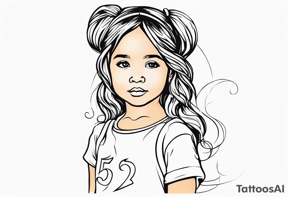 5 year old girl tattoo tattoo idea