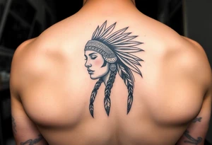 anishinaabe woman tattoo idea