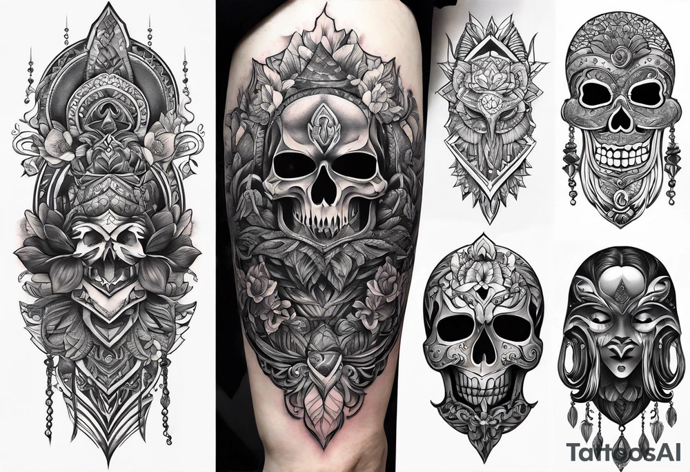 faceless tattoo idea