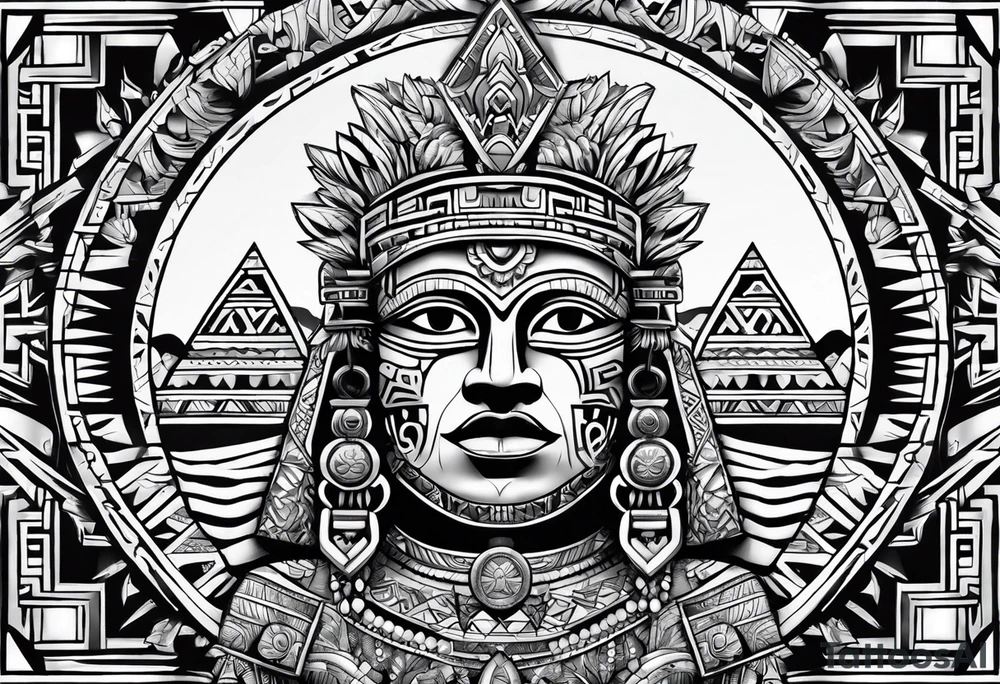 Aztec tattoo idea