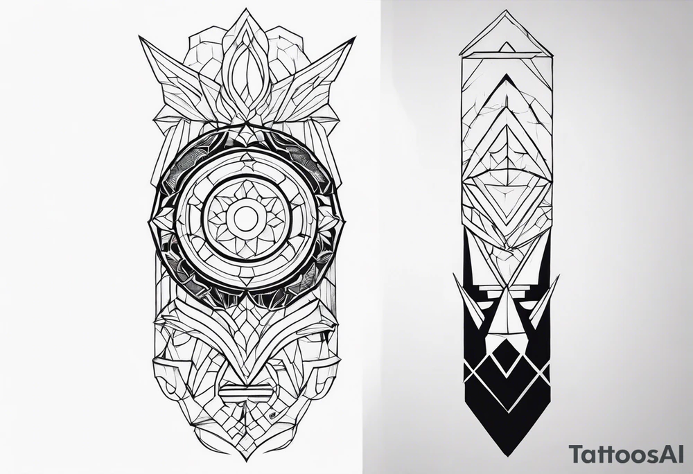 Forearm wisdom tattoo idea