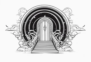 heaven gate vector tattoo idea