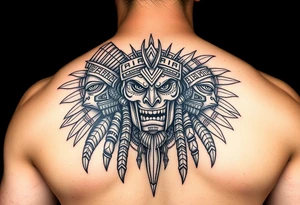 Aztec warriors tattoo idea