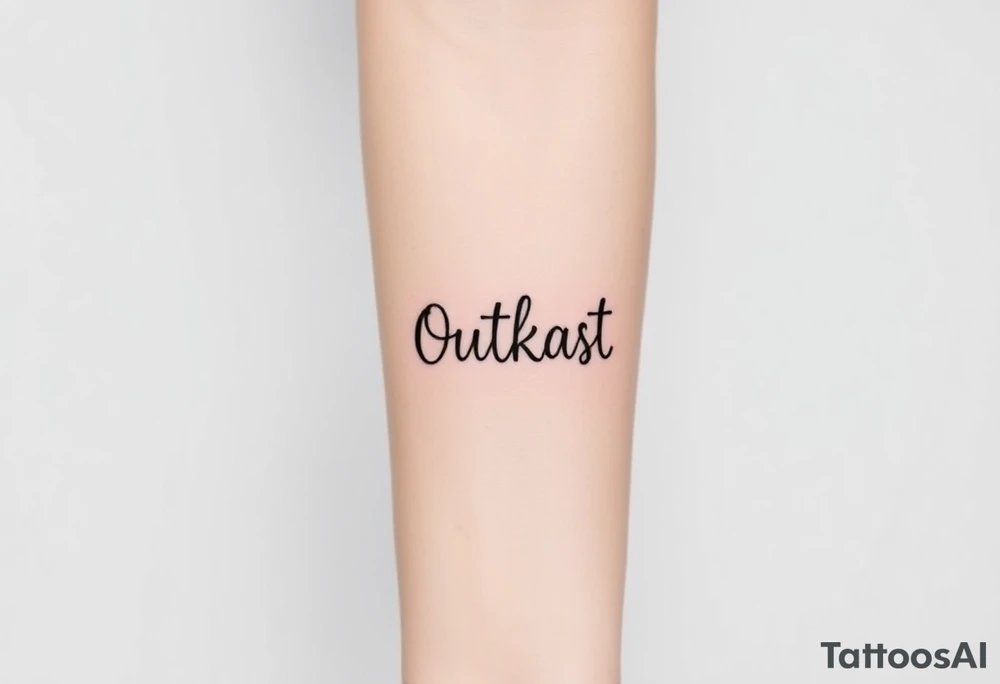 music group Outkast simple tattoos tattoo idea