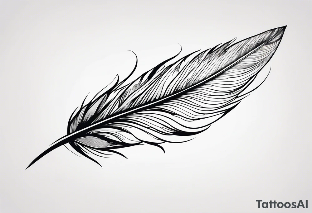 feather tattoo idea