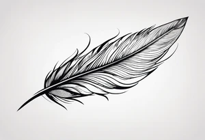 feather tattoo idea