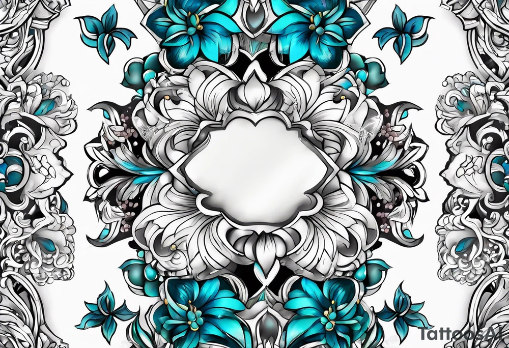 kwiat lotosu tattoo idea