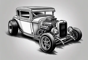 Sprint car tattoo idea
