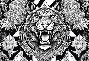 fight beasts tattoo idea