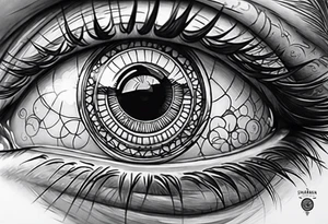 Sharingan eyes tattoo idea