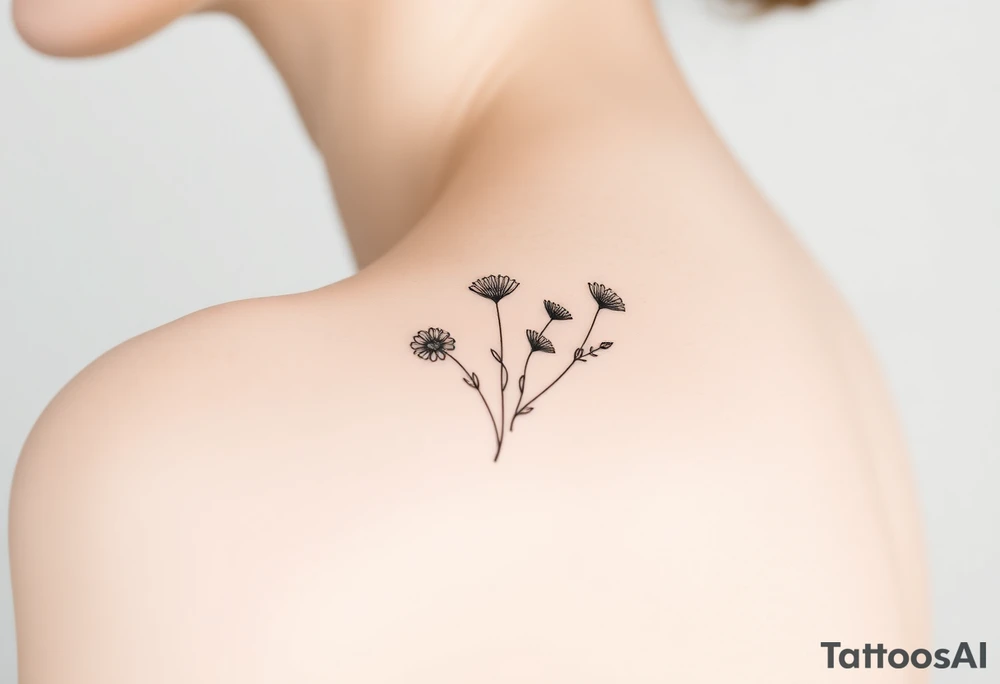 Wildflowers tattoo idea