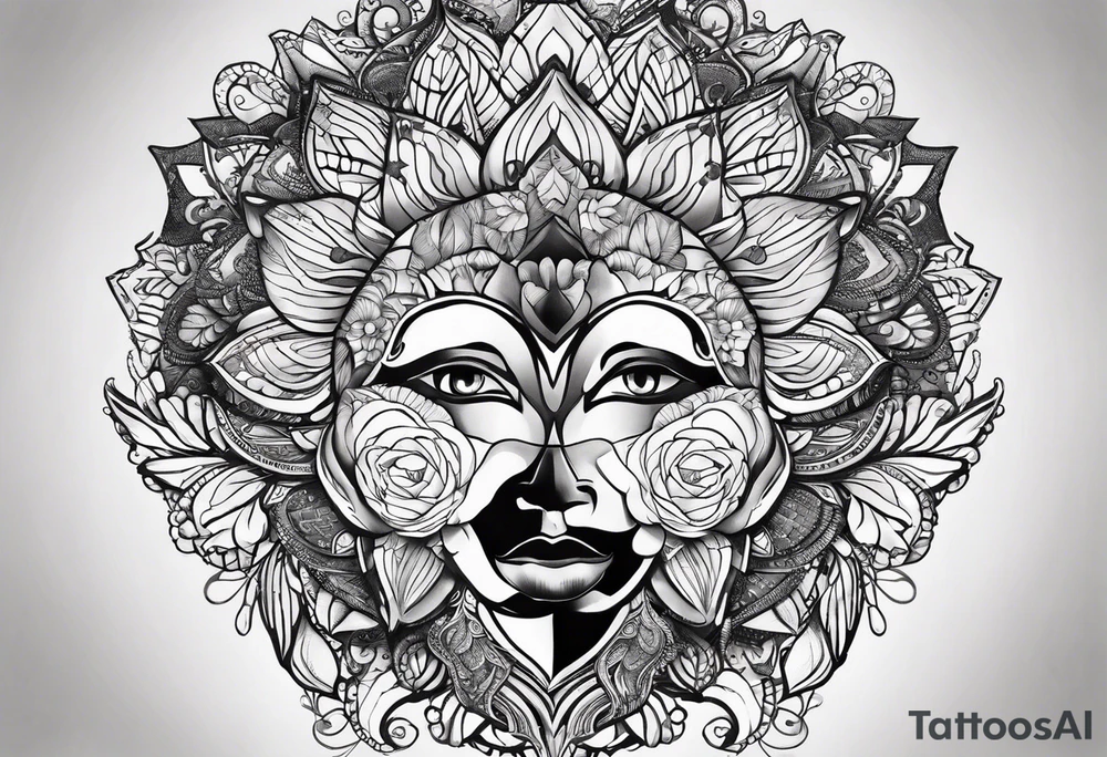 Mandela natulis shell tattoo idea