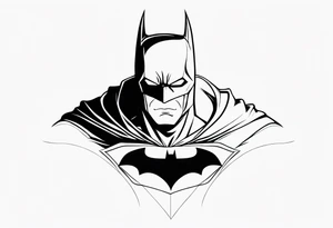 batman cowl tattoo idea