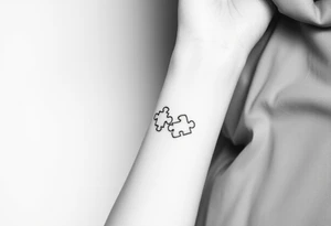 Tattoo that symbolizes grief and loss that's a puzzle tattoo idea