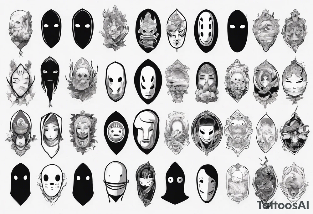 No face tattoo idea