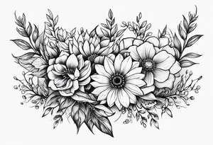 Wildflower, forearm tattoo idea