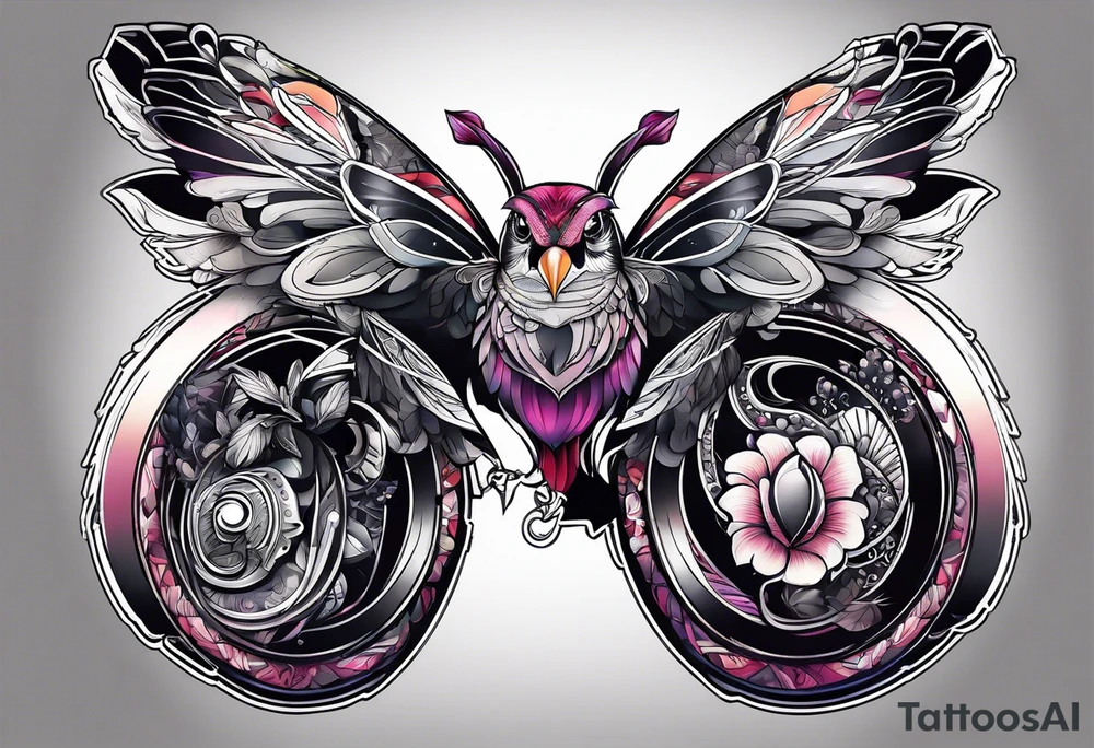 женщина демон tattoo idea