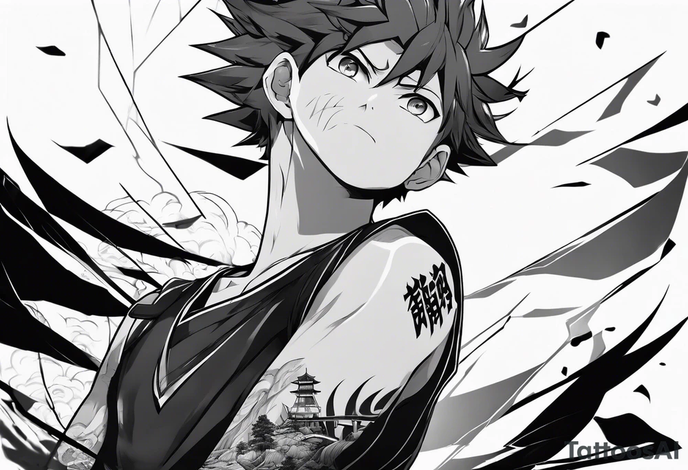 Haikyuu anime tattoo idea for matching tattoos tattoo idea