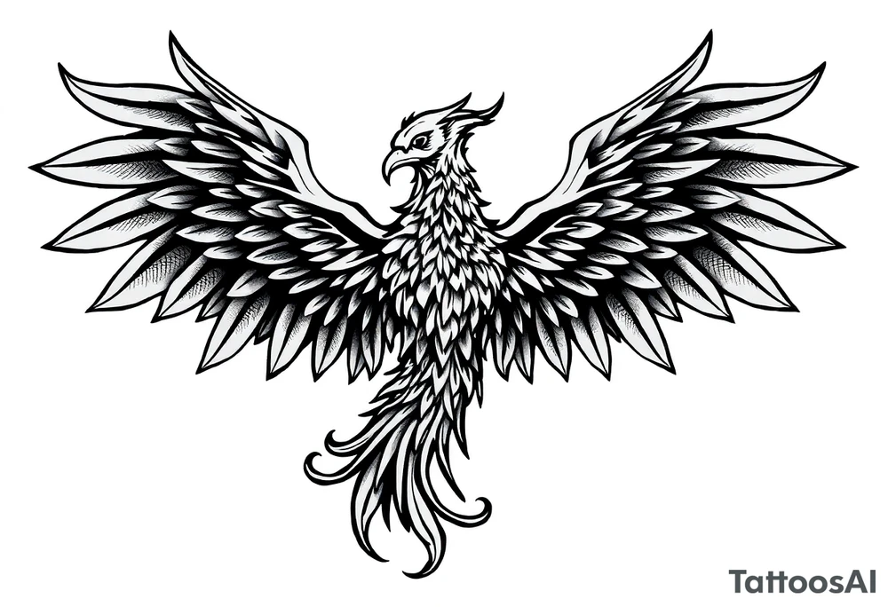 Phoenix tattoo idea