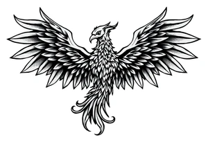 Phoenix tattoo idea