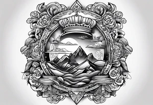 Psalms 23 scripture tattoo idea