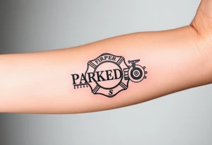 Parker and Ryder on forearm. Fire department tattoo idea