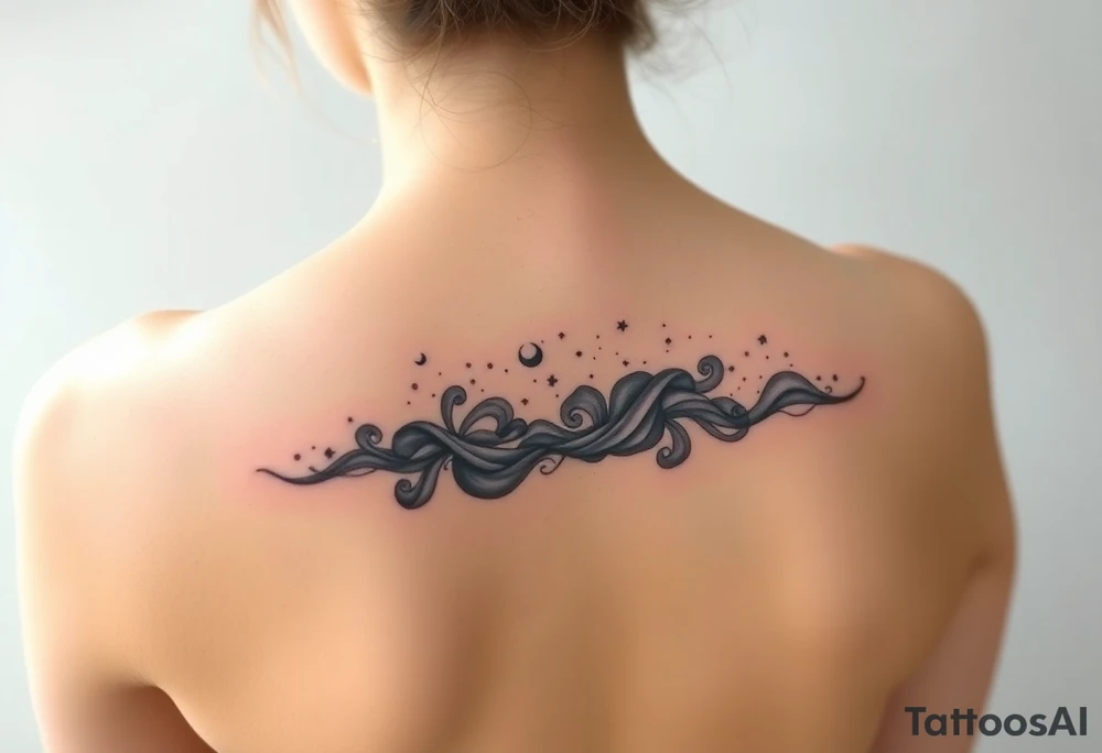Night sky tattoo idea
