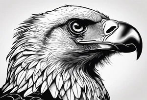 majestic vulture tattoo idea