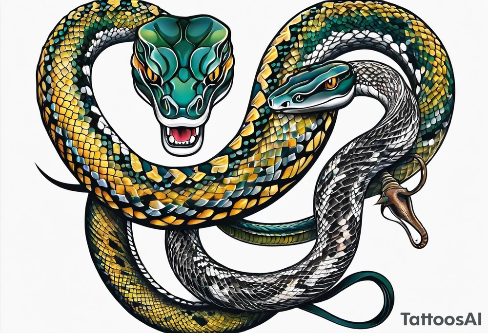 Snake tattoo idea