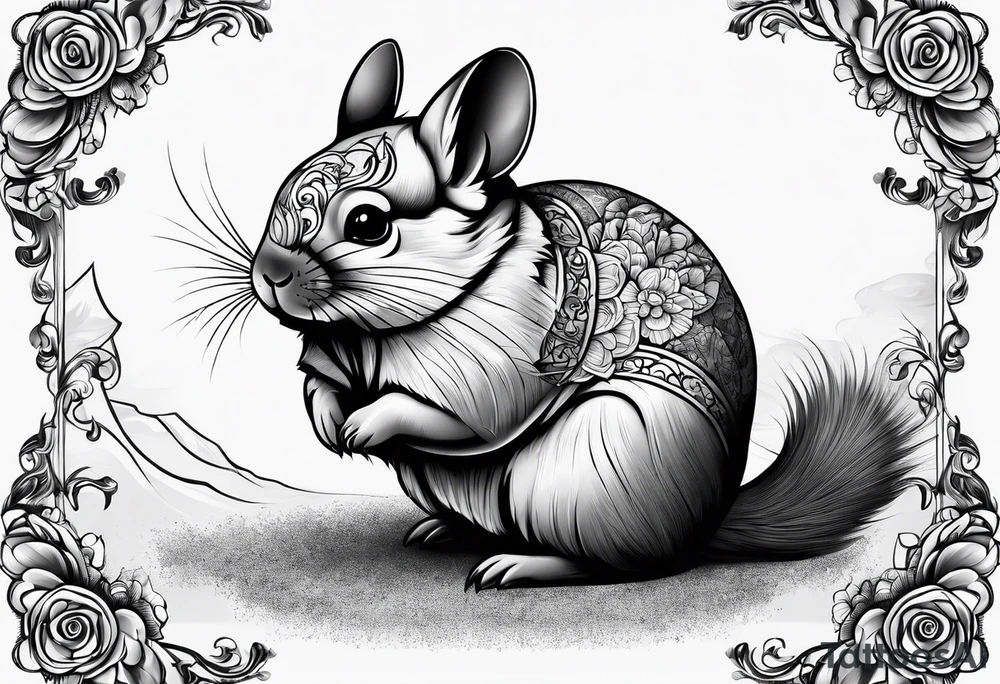 Chinchilla tattoo idea